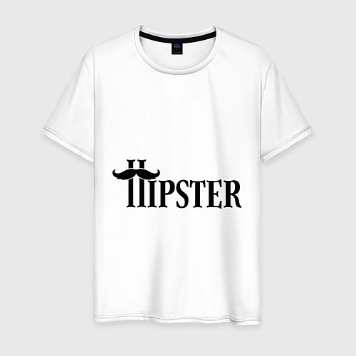 Мужская футболка Hipster / Белый – фото 1