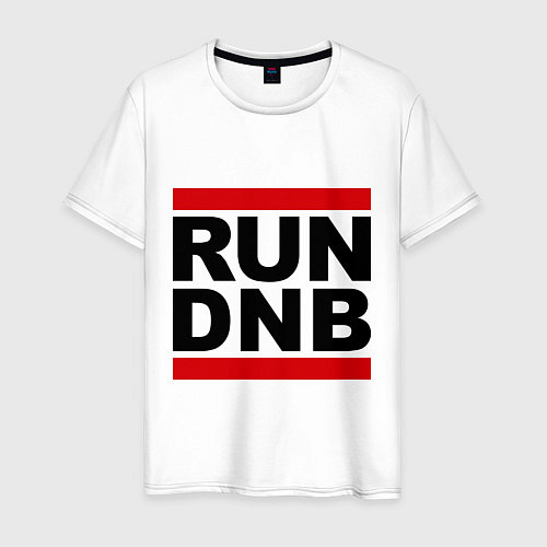 Мужская футболка RUN DNB / Белый – фото 1