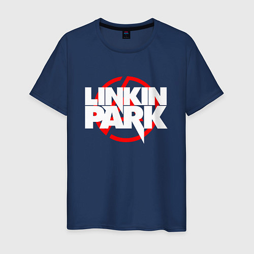 Мужская футболка LINKIN PARK / Тёмно-синий – фото 1