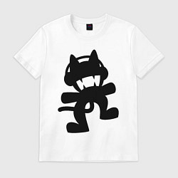 Футболка хлопковая мужская MONSTERCAT, цвет: белый