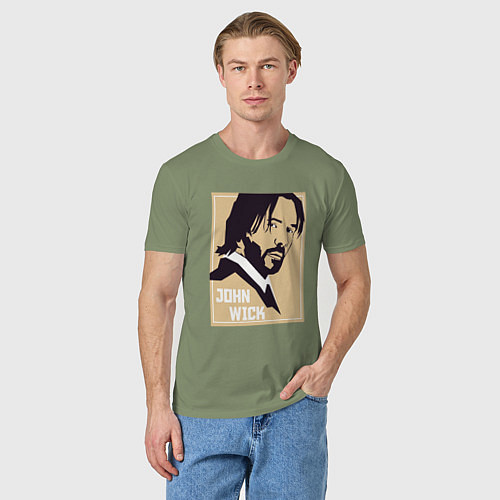Мужская футболка John Wick / Авокадо – фото 3
