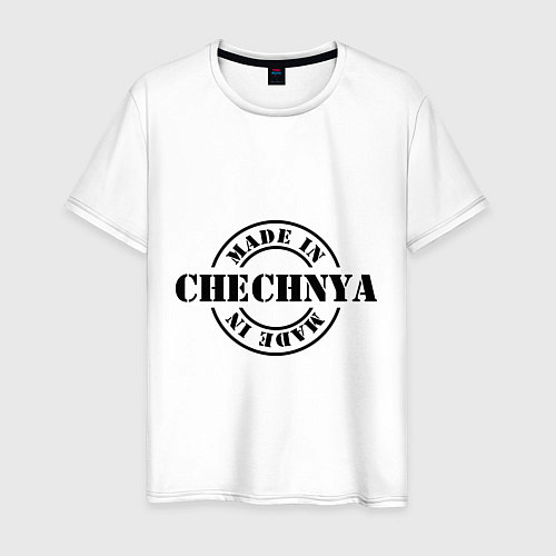 Мужская футболка Made in Chechnya / Белый – фото 1