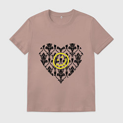 Мужская футболка Шерлок Сердце и Смайлик