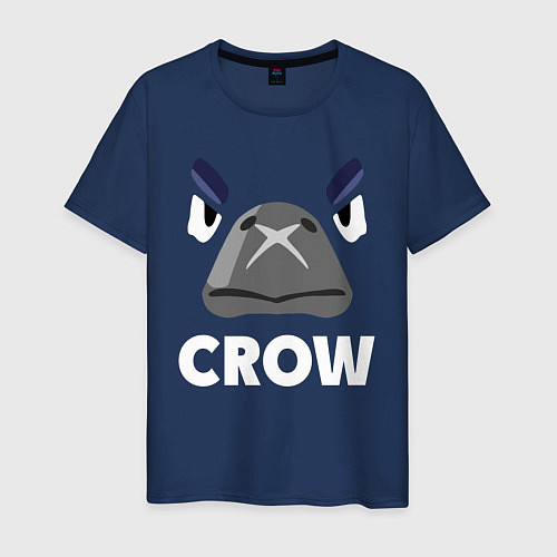 Мужская футболка Brawl Stars CROW / Тёмно-синий – фото 1