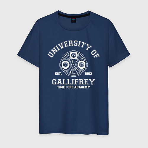 Мужская футболка Доктор Кто, Галлифрей / Тёмно-синий – фото 1