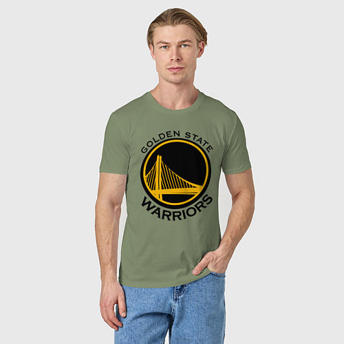 Мужская футболка GOLDEN STATE WARRIORS / Авокадо – фото 3