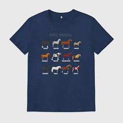 Мужская футболка HORSE BREEDING
