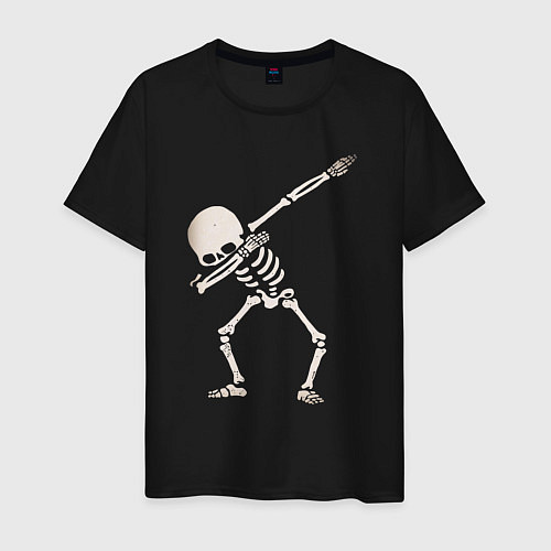 Мужская футболка DAB Skeleton / Черный – фото 1