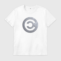 Футболка хлопковая мужская CALDARI, цвет: белый