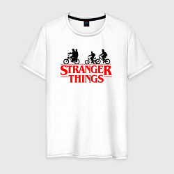 Футболка хлопковая мужская STRANGER THINGS, цвет: белый