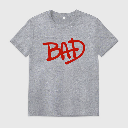Мужская футболка Song BAD / Меланж – фото 1