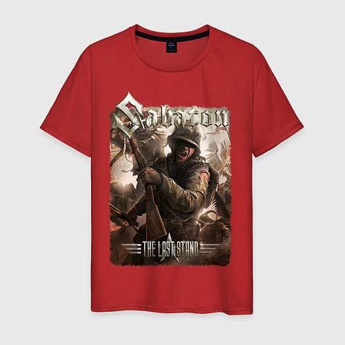 Мужская футболка Sabaton The Last stand / Красный – фото 1