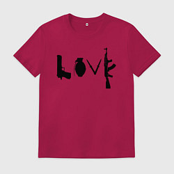 Мужская футболка Banksy LOVE