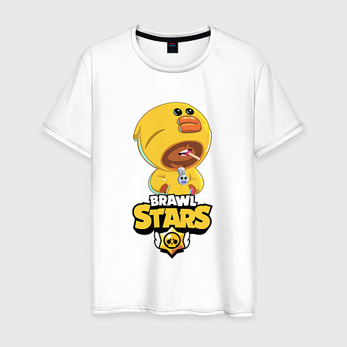 Мужская футболка BRAWL STARS SALLY LEON / Белый – фото 1