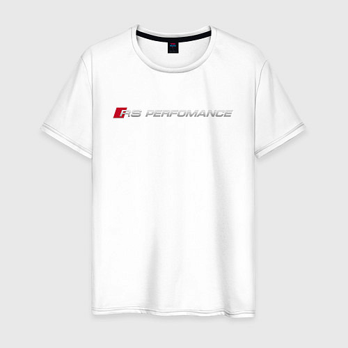 Мужская футболка AUDI RS / Белый – фото 1