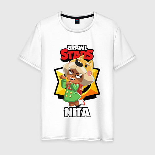Мужская футболка BRAWL STARS NITA / Белый – фото 1