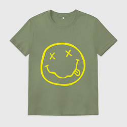 Мужская футболка NIRVANA на спине