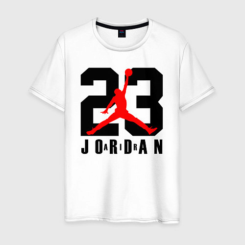 Мужская футболка MICHAEL JORDAN 23 / Белый – фото 1