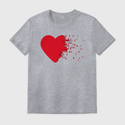 Мужская футболка Сердце