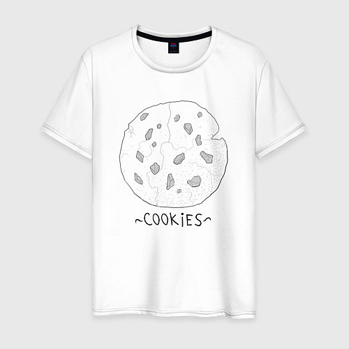 Мужская футболка Cookies / Белый – фото 1