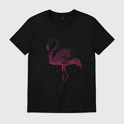 Футболка хлопковая мужская Flamingo, цвет: черный