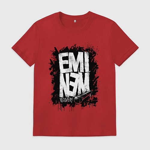 Мужская футболка EMINEM / Красный – фото 1