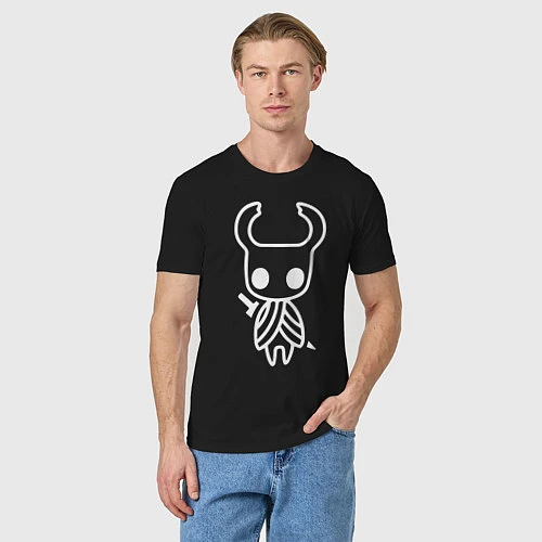 Мужская футболка Hollow Knight / Черный – фото 3