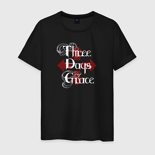 Мужская футболка Three Days Grace / Черный – фото 1