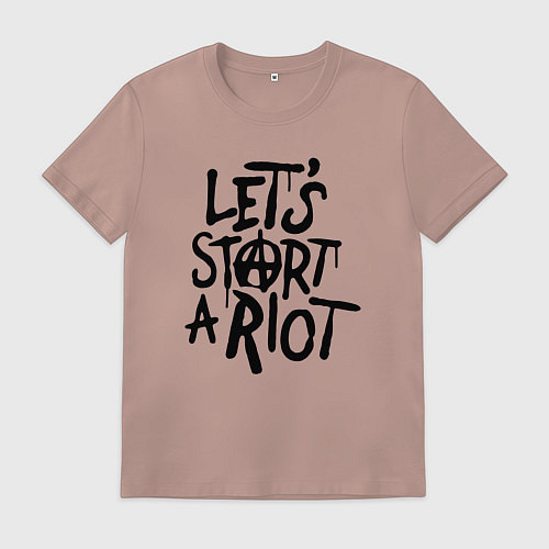 Мужская футболка Three Days Grace / Пыльно-розовый – фото 1