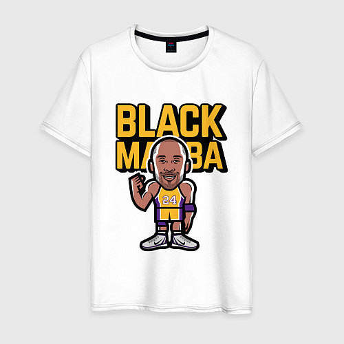 Мужская футболка Kobe - Black Mamba / Белый – фото 1