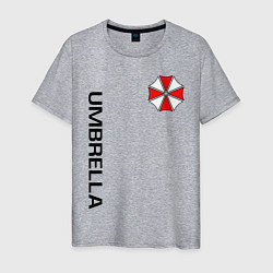Футболка хлопковая мужская UMBRELLA CORP, цвет: меланж