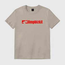 Футболка хлопковая мужская LIMP BIZKIT, цвет: миндальный