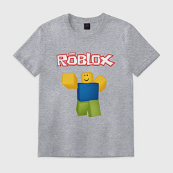 Футболка хлопковая мужская ROBLOX, цвет: меланж