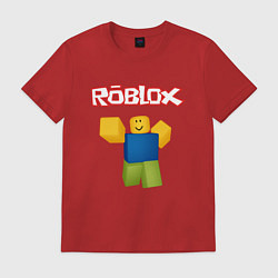 Футболка хлопковая мужская ROBLOX, цвет: красный