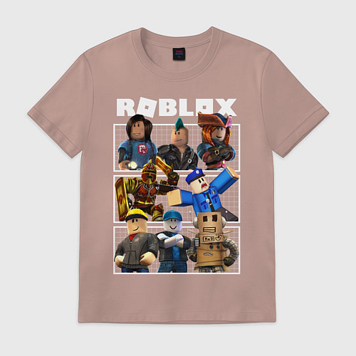 Мужская футболка ROBLOX / Пыльно-розовый – фото 1