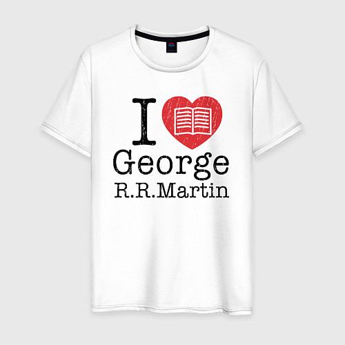 Мужская футболка I Love George Martin / Белый – фото 1