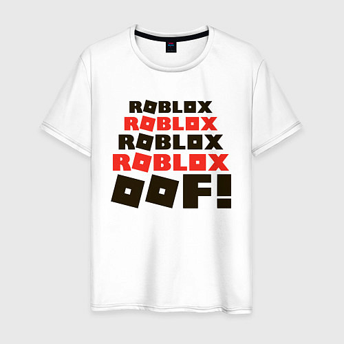 Мужская футболка ROBLOX / Белый – фото 1