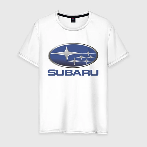 Мужская футболка SUBARU / Белый – фото 1