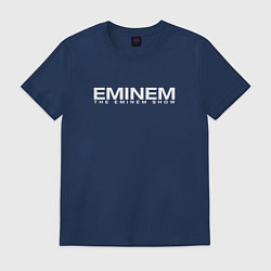 Футболка хлопковая мужская EMINEM, цвет: тёмно-синий