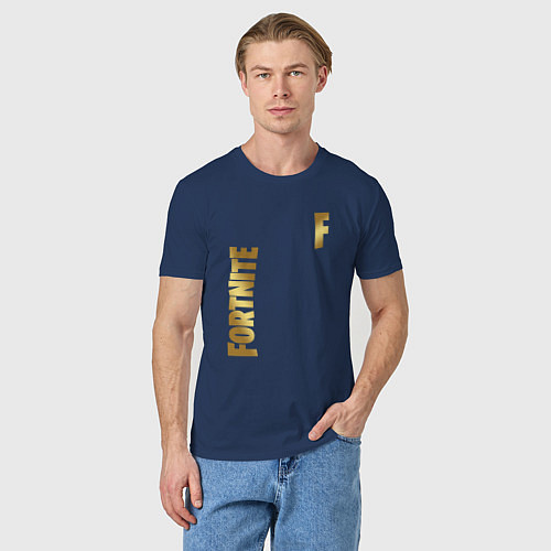 Мужская футболка FORTNITE 2 СЕЗОН ГЛАВА 2 / Тёмно-синий – фото 3