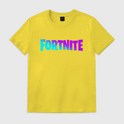 Футболка хлопковая мужская FORTNITE 2, цвет: желтый