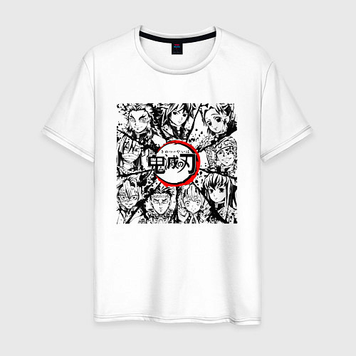 Мужская футболка KIMETSU NO YAIBA / Белый – фото 1