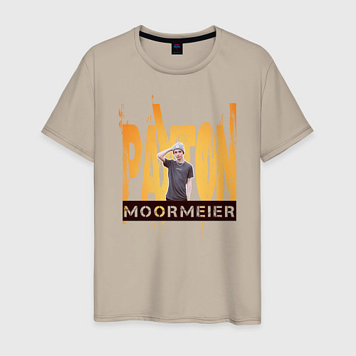 Мужская футболка Payton Moormeier / Миндальный – фото 1
