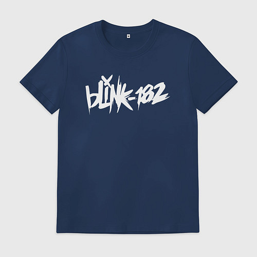 Мужская футболка Blink 182 / Тёмно-синий – фото 1