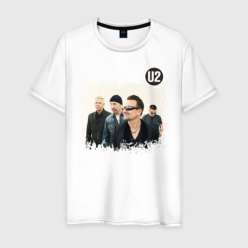 Мужская футболка U2 / Белый – фото 1