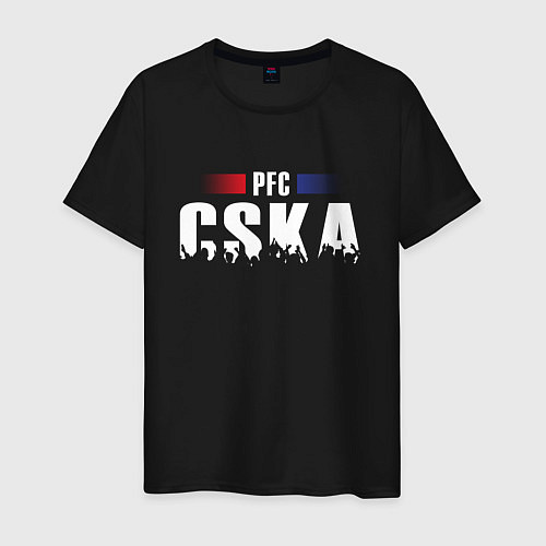 Мужская футболка PFC CSKA / Черный – фото 1