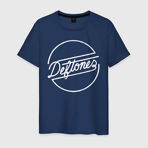 Мужская футболка Deftones / Тёмно-синий – фото 1