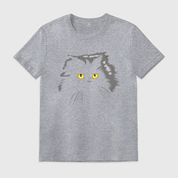 Мужская футболка Грозовой, кошак пушистый