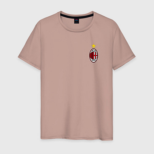 Мужская футболка AC MILAN / Пыльно-розовый – фото 1