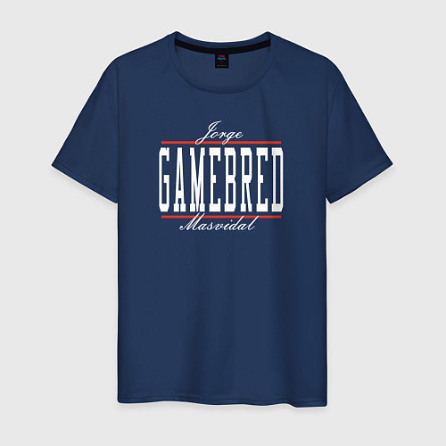 Мужская футболка Gamebred / Тёмно-синий – фото 1